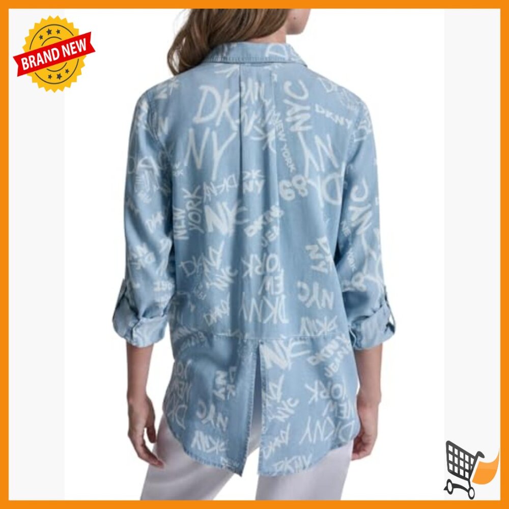 Regular Fit Button Down Shirt With Split Back And… - image 4